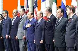 row of world leaders