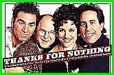 Photo of 4 seinfeld stars with the banner