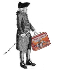 Adam Smith with lone ranger lunch box